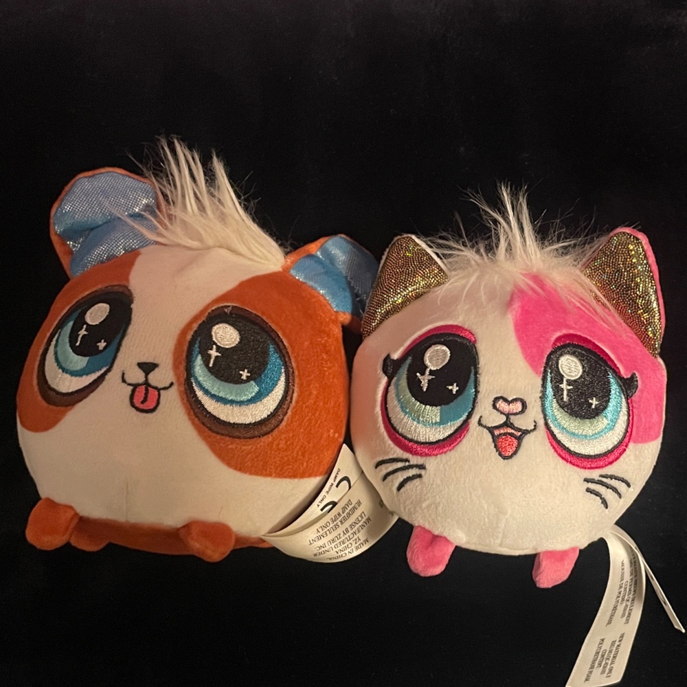 Kawaii Plush Animal Dog and Cat